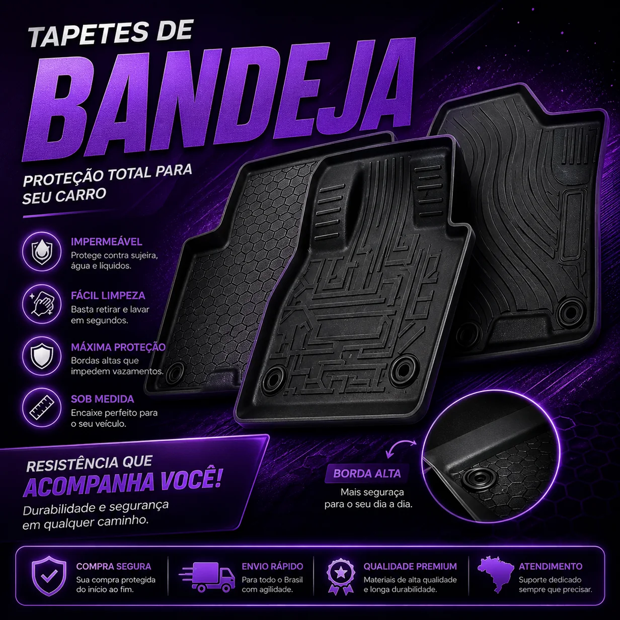 Tapetes de bandeja RodaLux